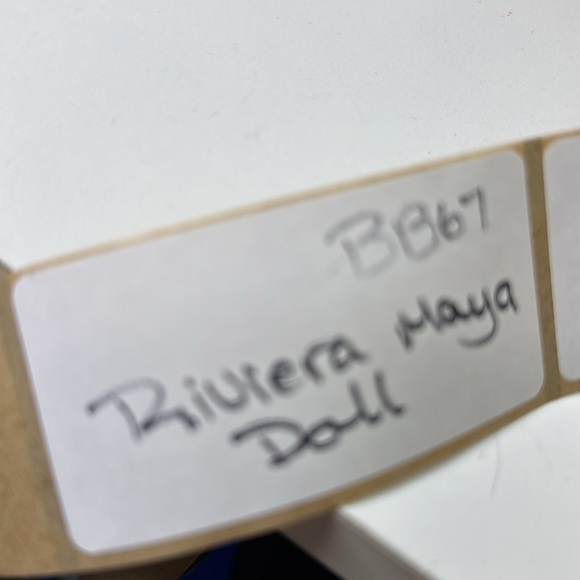 Mexican Riviera Maya Cloth Doll Swaddled Holding a Sombrero - Picture 5 of 5